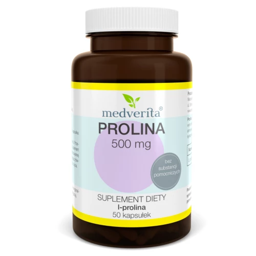 Medverita - Prolina 500 mg - 50 kapsułek